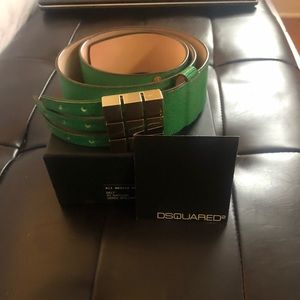 D Squared leather belt.  Women’s size: small